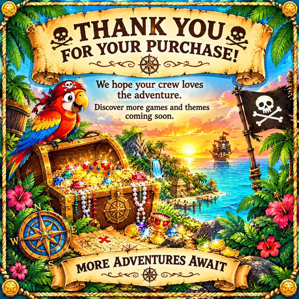 The Lost Captain's Treasure – Printable Adventure Hunt