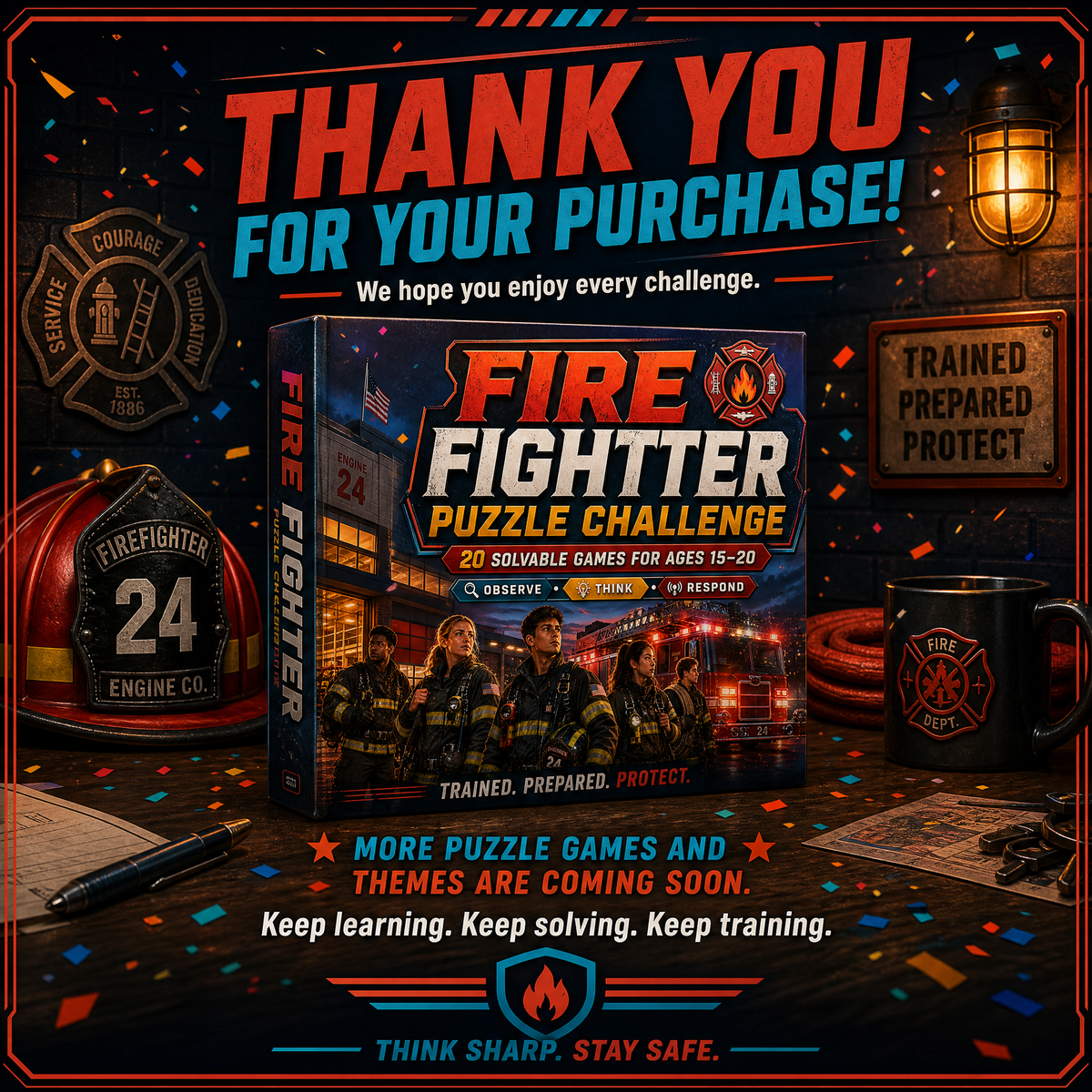 Firefighter Puzzle Collection – Action-Packed Brain Teasers