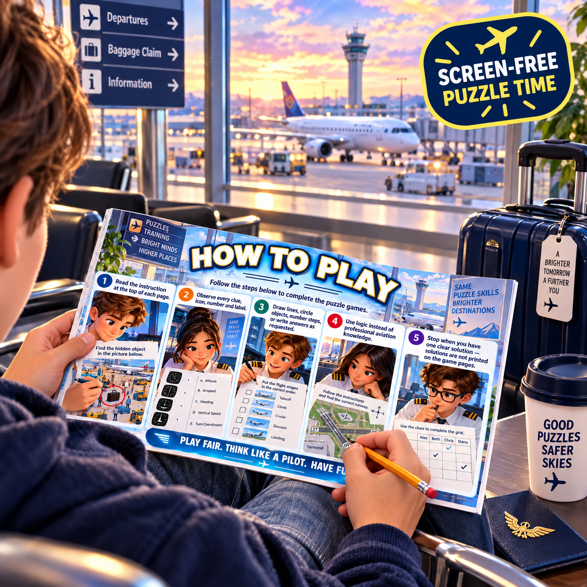 Airline Pilot - Plan, Solve, Explore, Think Higher