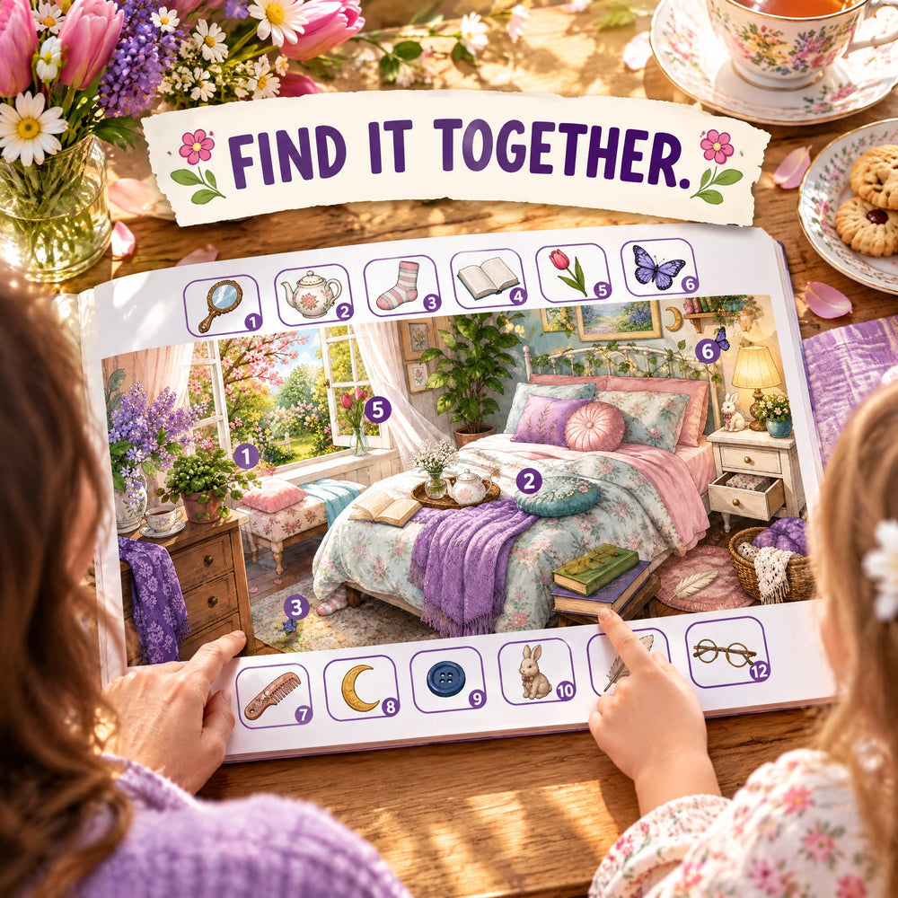 Find 12 Hidden Objects – Spring Edition Puzzle Book