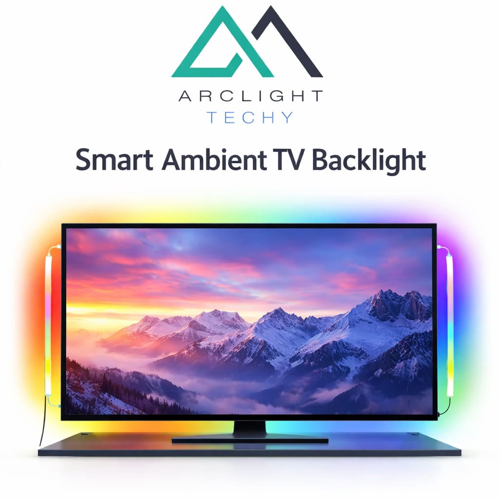 RGB Smart LED TV & PC Backlight Strip – Ambient Sync Gaming Light