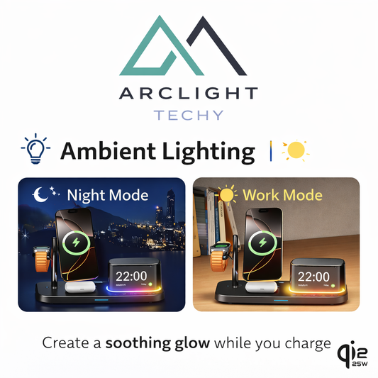 25W Magnetic Wireless Charger Station