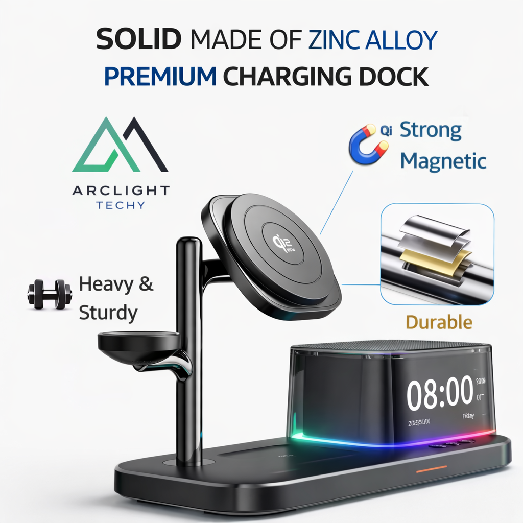 25W Magnetic Wireless Charger Station
