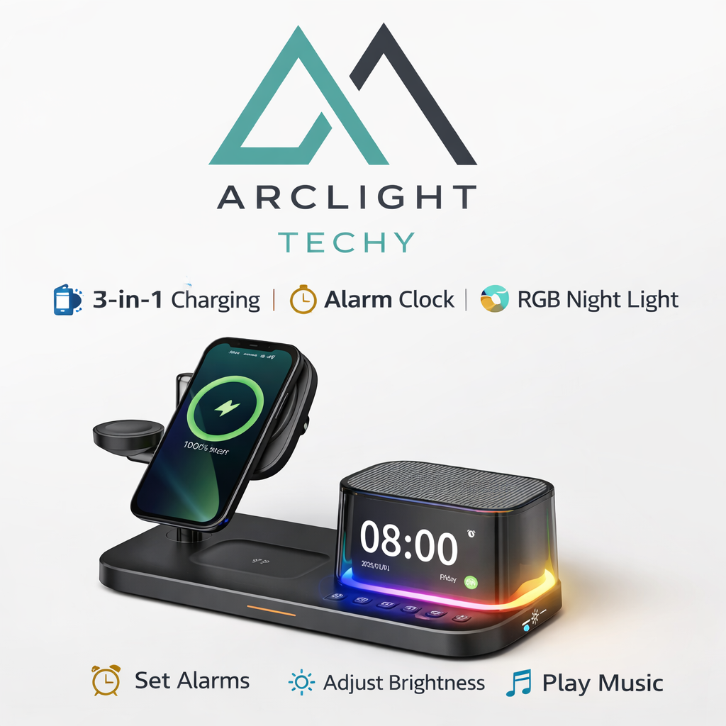 25W Magnetic Wireless Charger Station