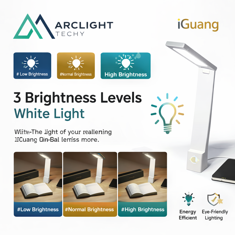 LED Foldable Desk Lamp – Eye Protection Study & Bedside Light