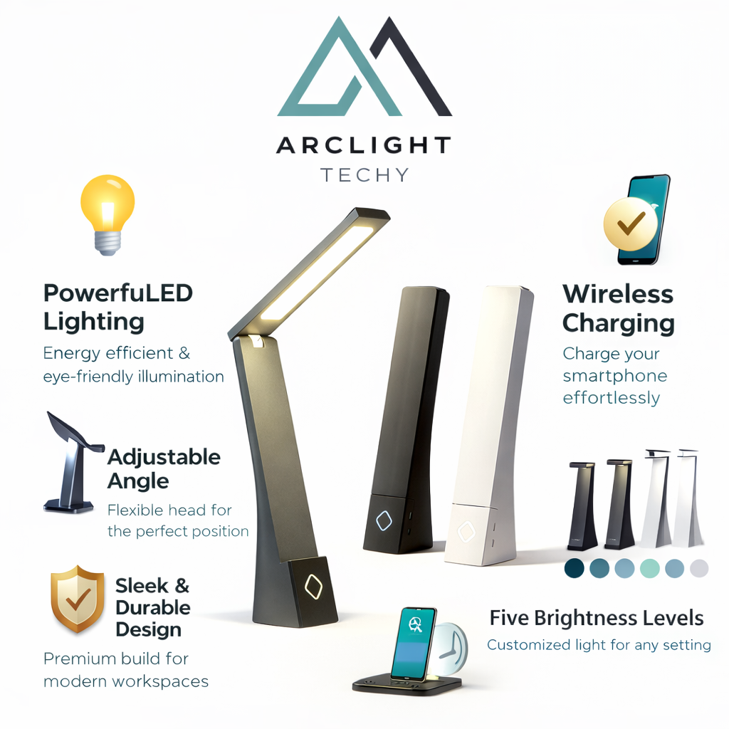 LED Foldable Desk Lamp – Eye Protection Study & Bedside Light