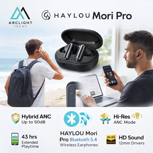HAYLOU Mori Pro Bluetooth 5.4 Earphones Wireless