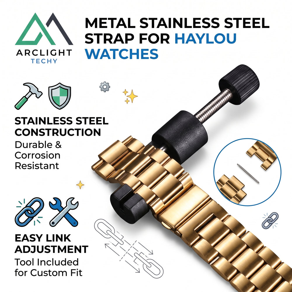 Metal Stainless Steel Strap For Haylou Watches