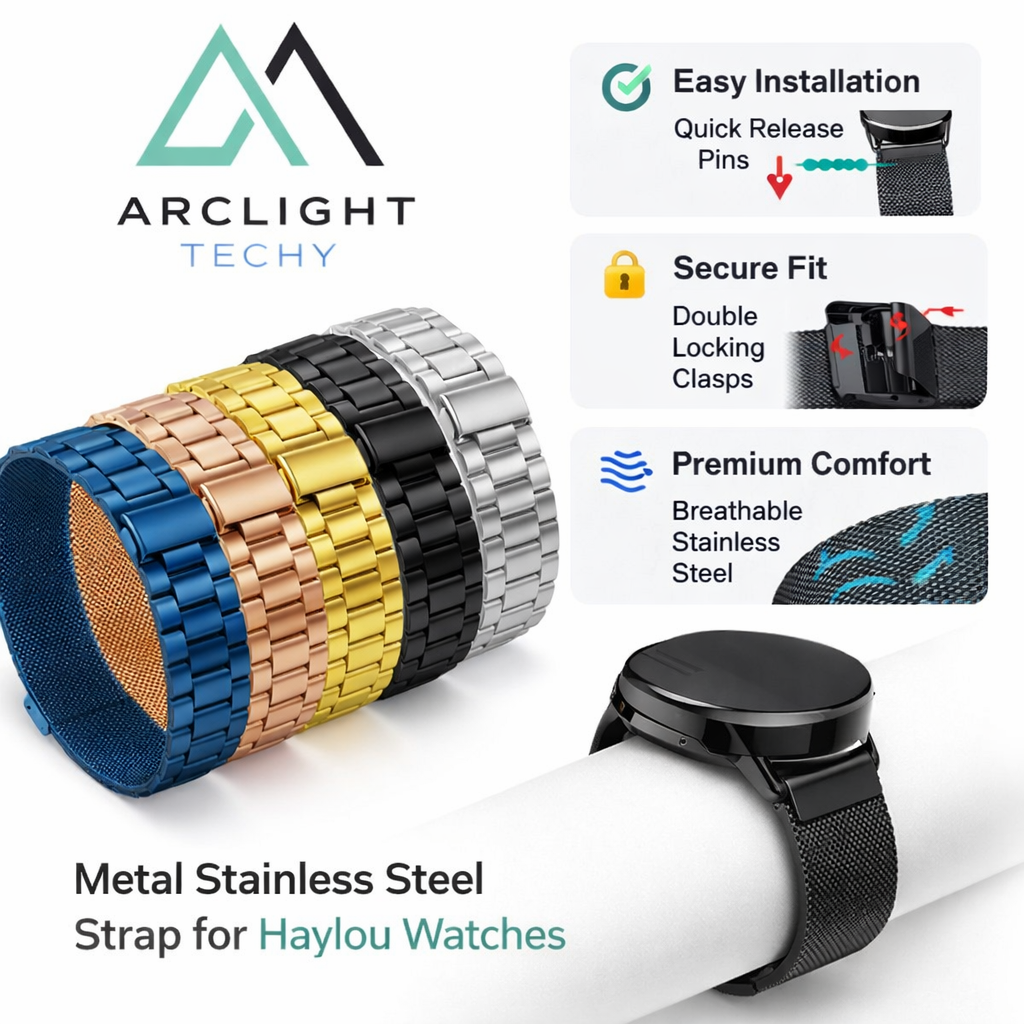 Metal Stainless Steel Strap For Haylou Watches