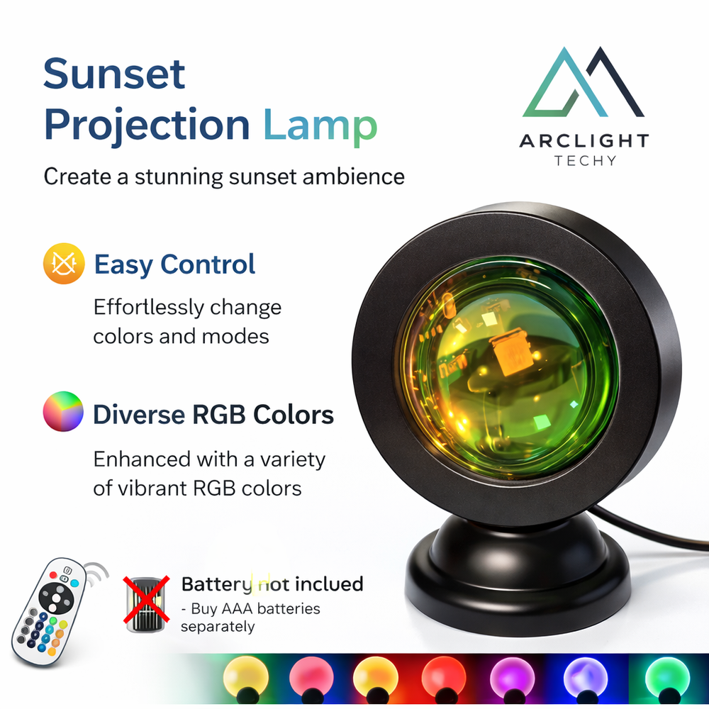 Sunset LED Projection Lamp