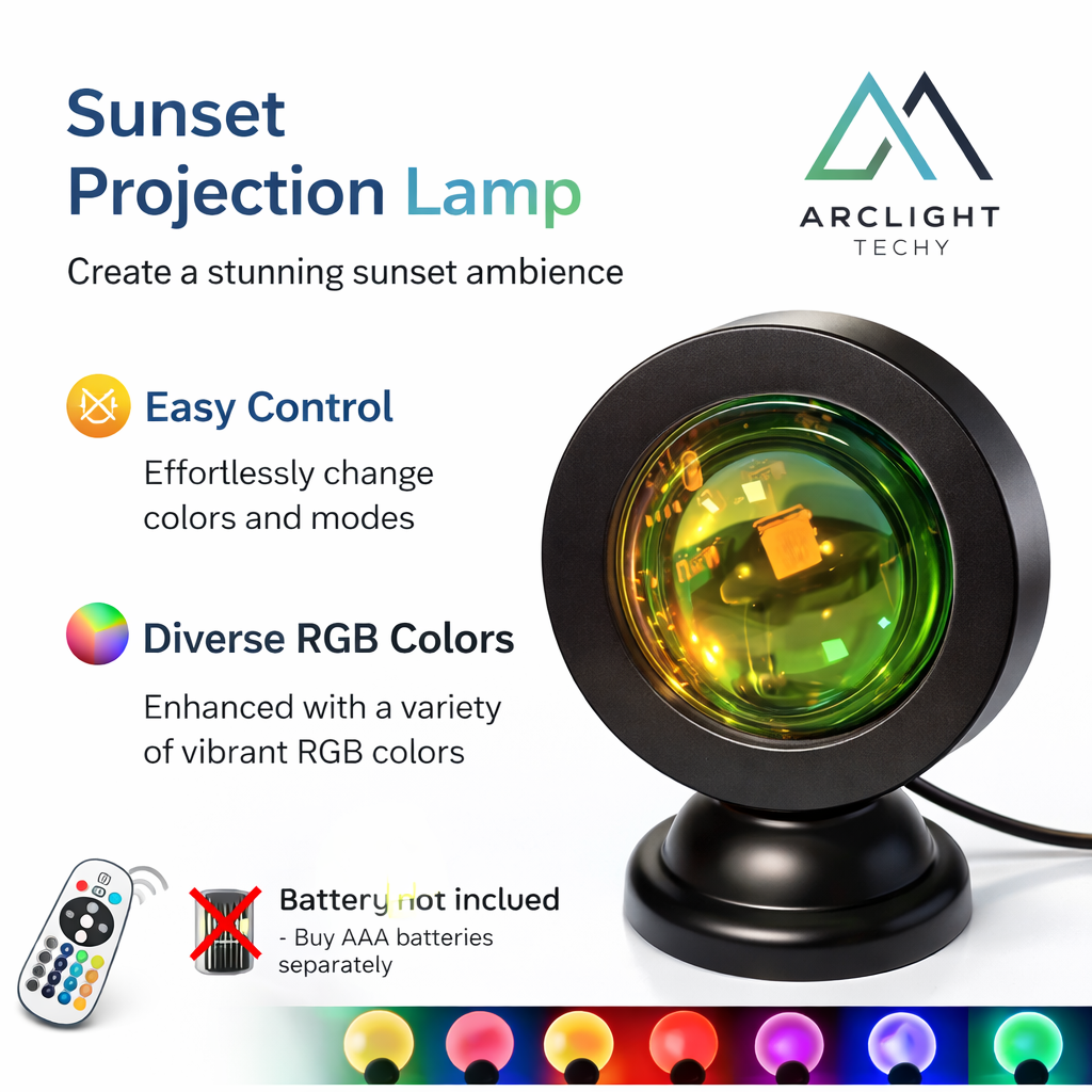 Sunset LED Projection Lamp