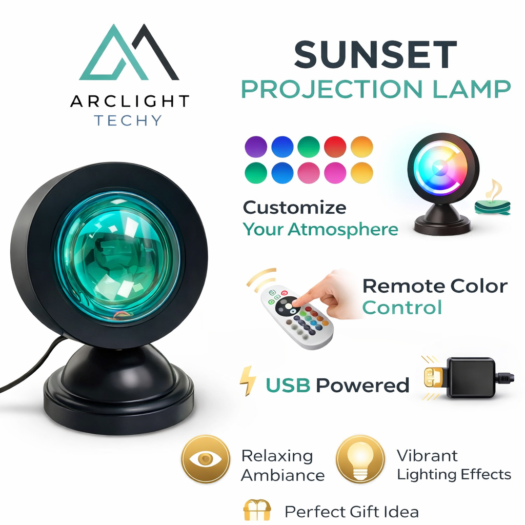 Sunset LED Projection Lamp