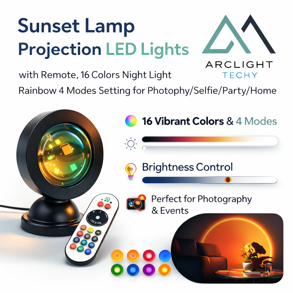 Sunset LED Projection Lamp