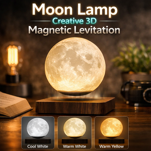 Moon Lamp Creative 3D Magnetic Levitation LED Nigh