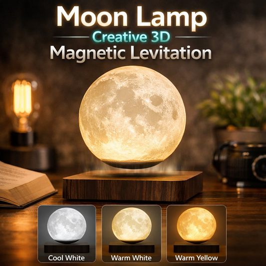 Moon Lamp Creative 3D Magnetic Levitation LED Nigh
