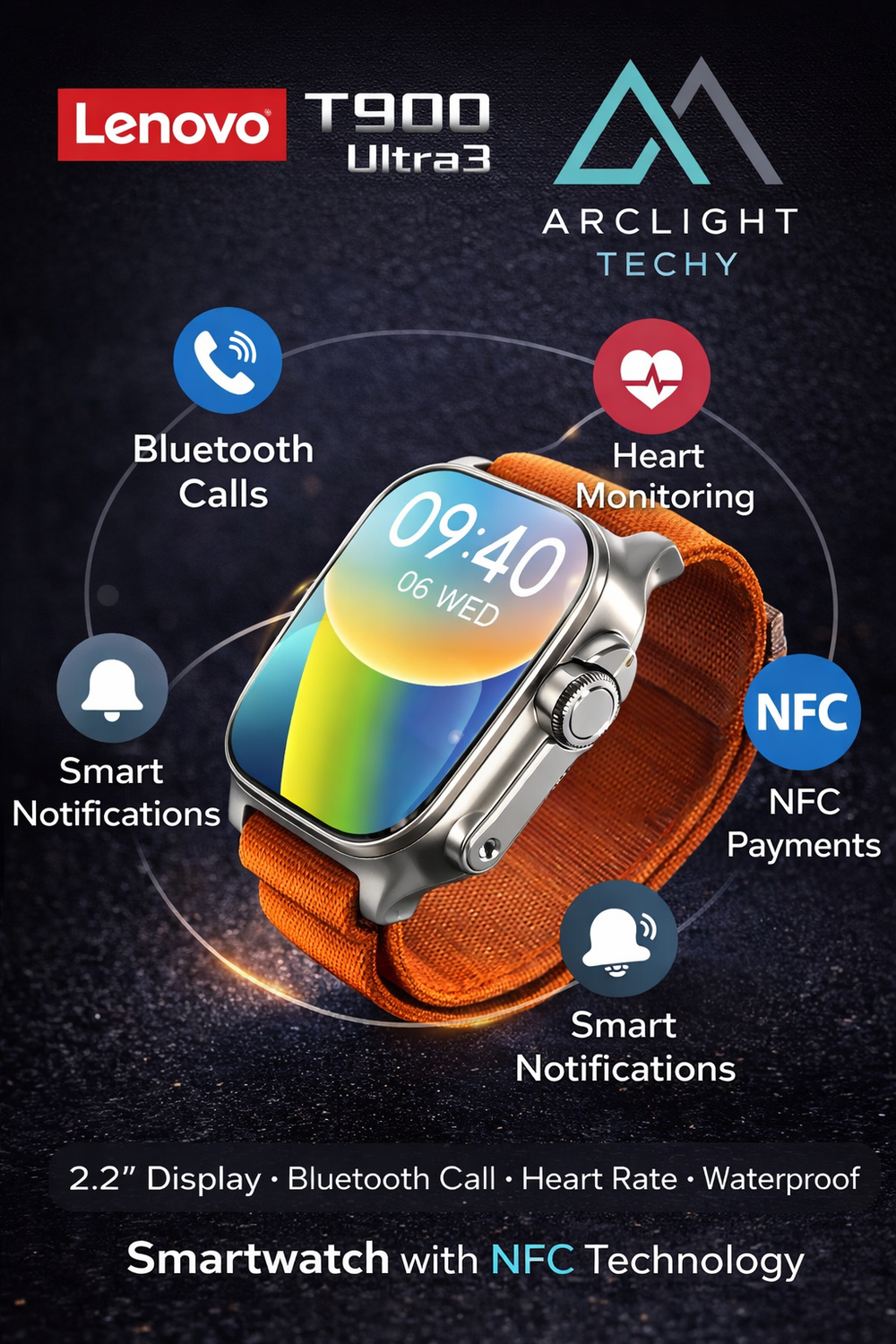Lenovo Ultra 3 Smart Watch