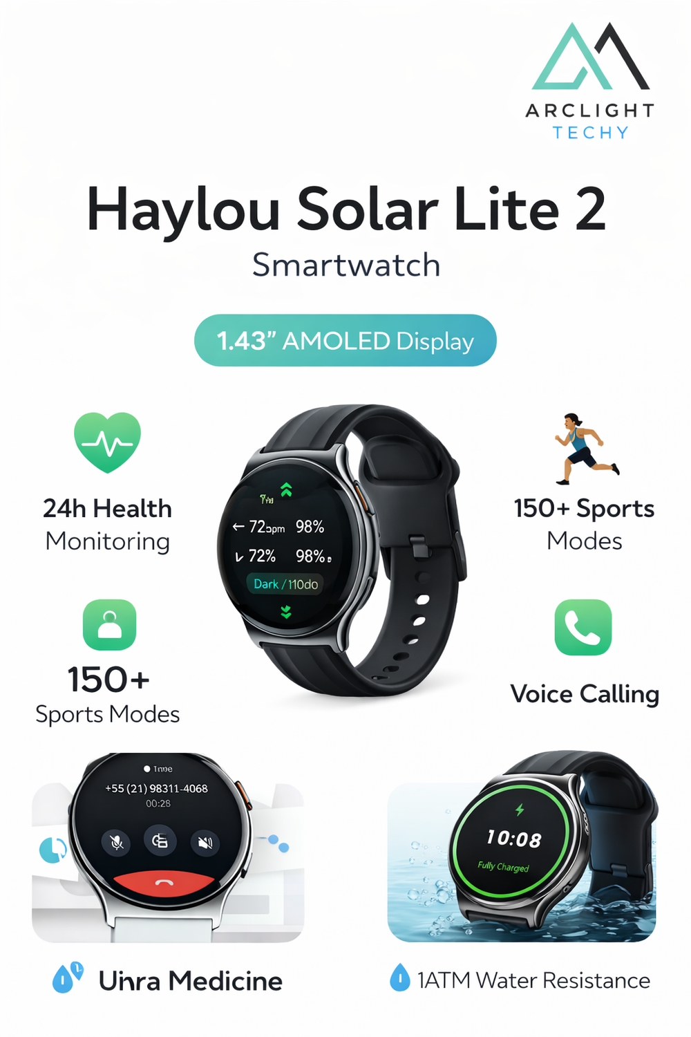 HAYLOU Solar Lite 2 Smartwatch