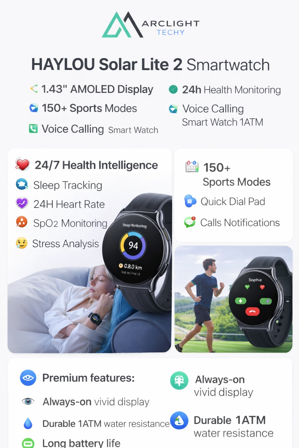 HAYLOU Solar Lite 2 Smartwatch