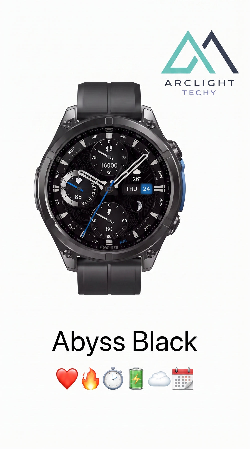 NEW Zeblaze VIBE 8 Voice Calling 1.43" AMOLED Display Smart Watch