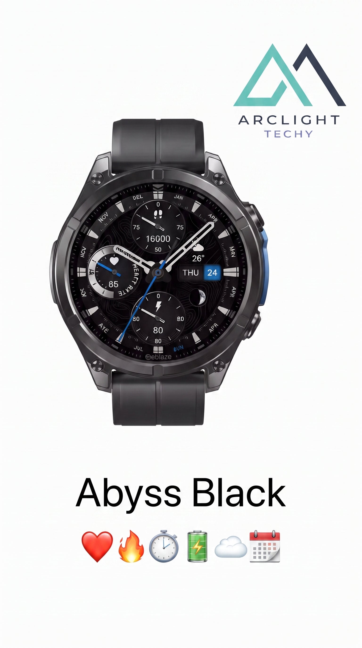 NEW Zeblaze VIBE 8 Voice Calling 1.43" AMOLED Display Smart Watch