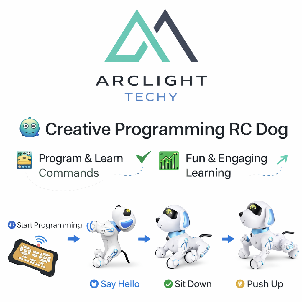 Robot Dog Electronic Stunt Pet Gift for Kids Boys Girls