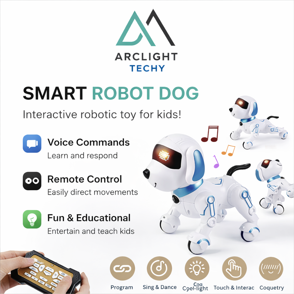 Robot Dog Electronic Stunt Pet Gift for Kids Boys Girls