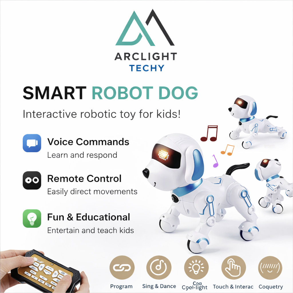 Robot Dog Electronic Stunt Pet Gift for Kids Boys Girls