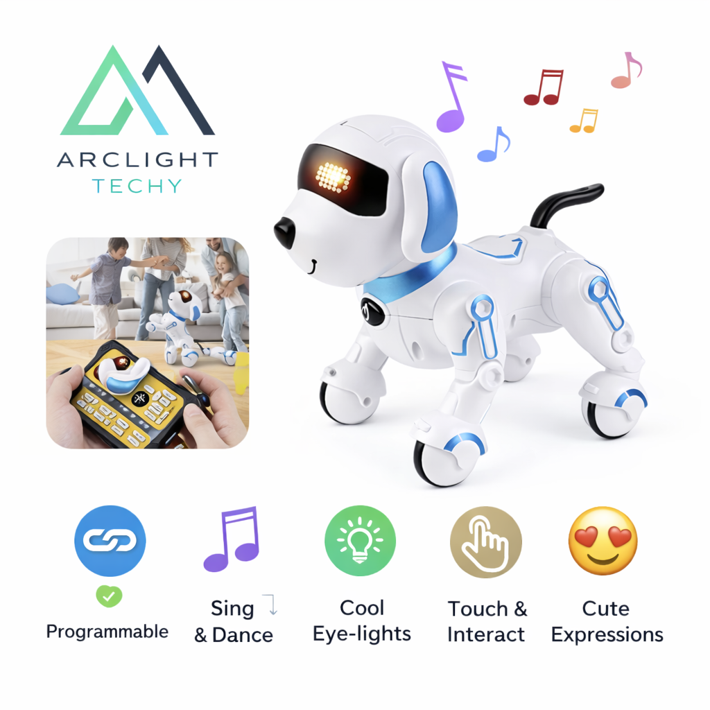 Robot Dog Electronic Stunt Pet Gift for Kids Boys Girls