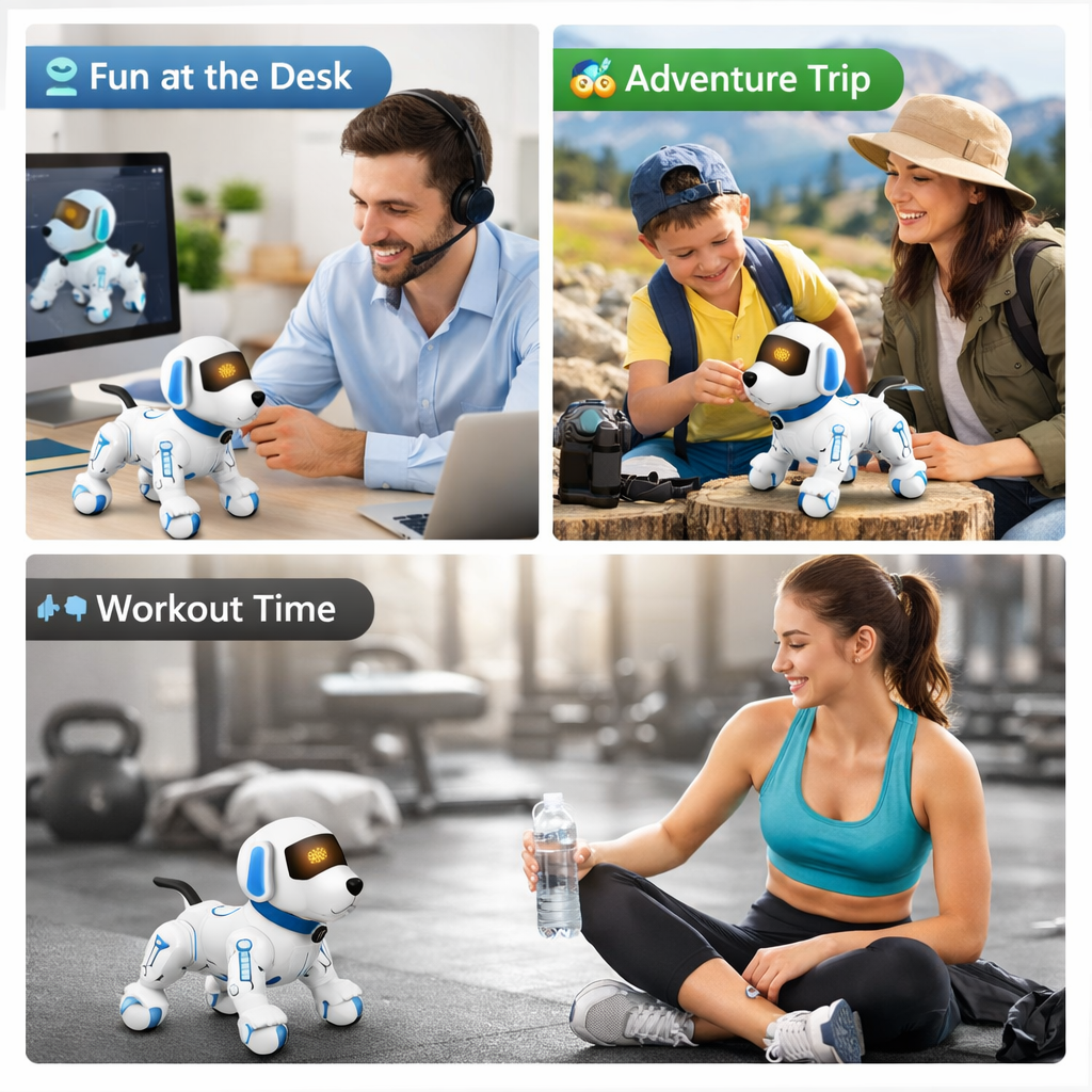 Robot Dog Electronic Stunt Pet Gift for Kids Boys Girls