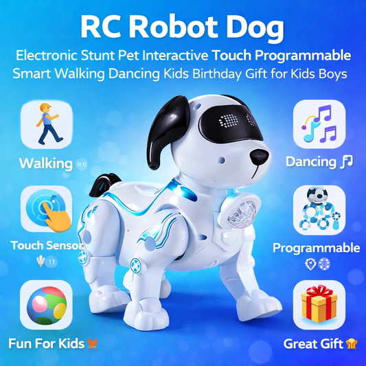 Robot Dog Electronic Stunt Pet Gift for Kids Boys Girls