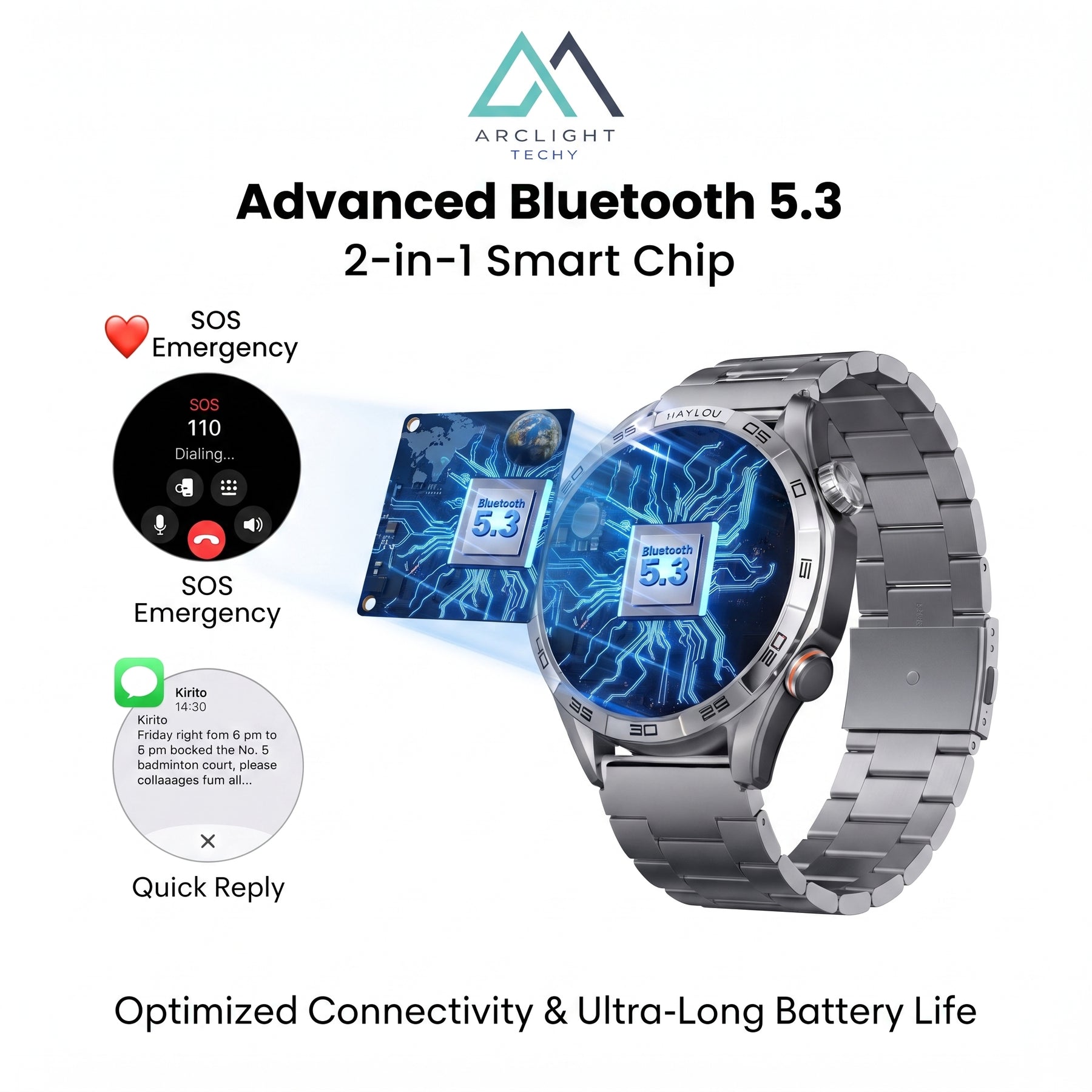 HAYLOU Solar 5 Voice Calling Smartwatch