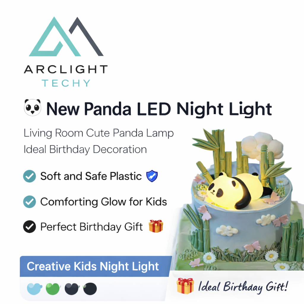 New Panda LED Night Light Living Room