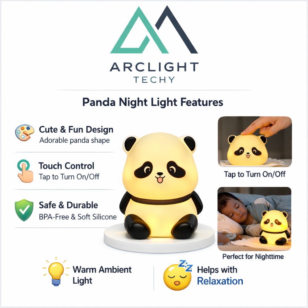 New Panda LED Night Light Living Room