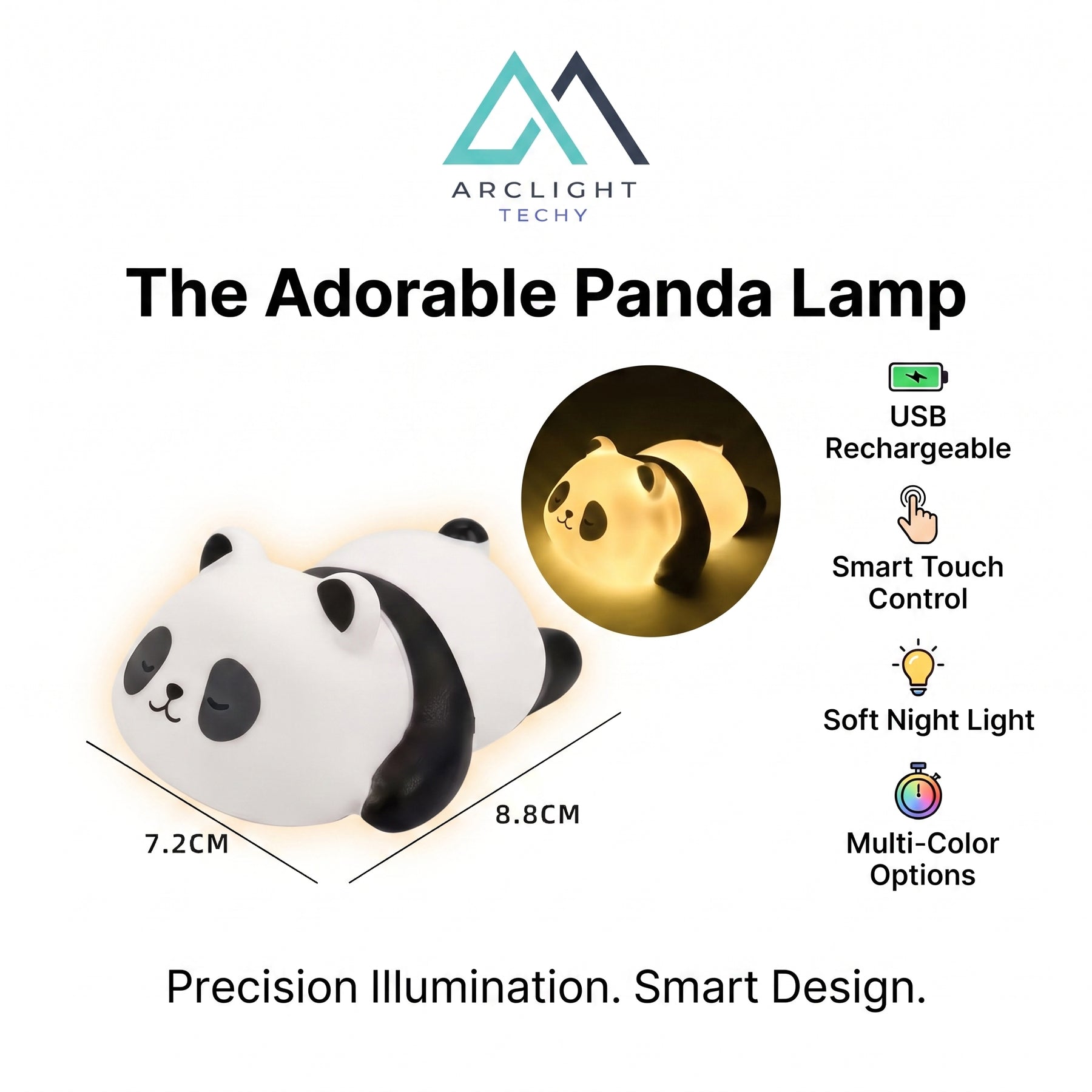 New Panda LED Night Light Living Room