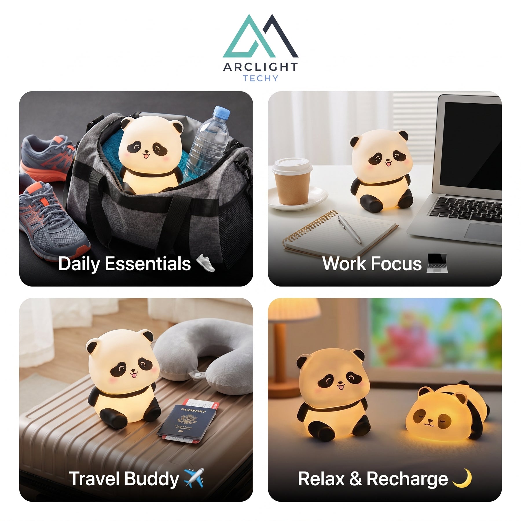 New Panda LED Night Light Living Room