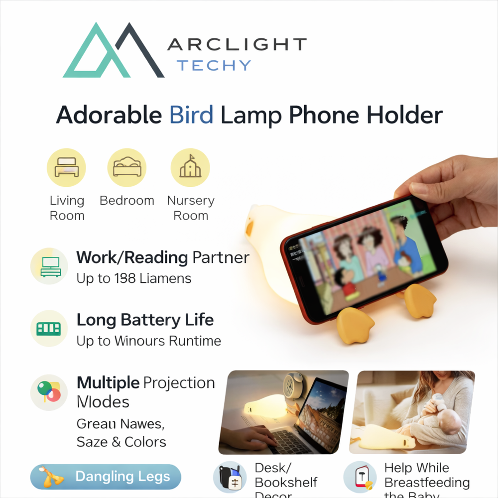 LED Duck Night Light Children Gift