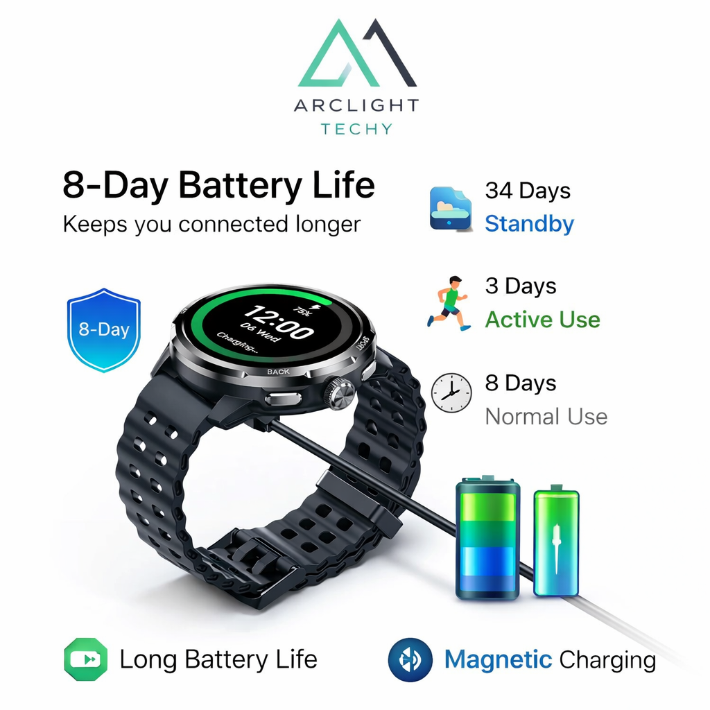 Ulefone Armor Watch Pro – 1.5" AMOLED GPS Smartwatch