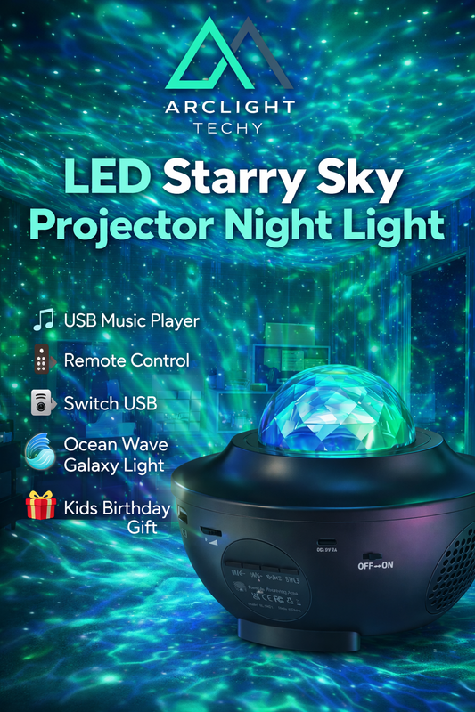 LED Starry Sky Projector Night LightGalaxy Ambient Light