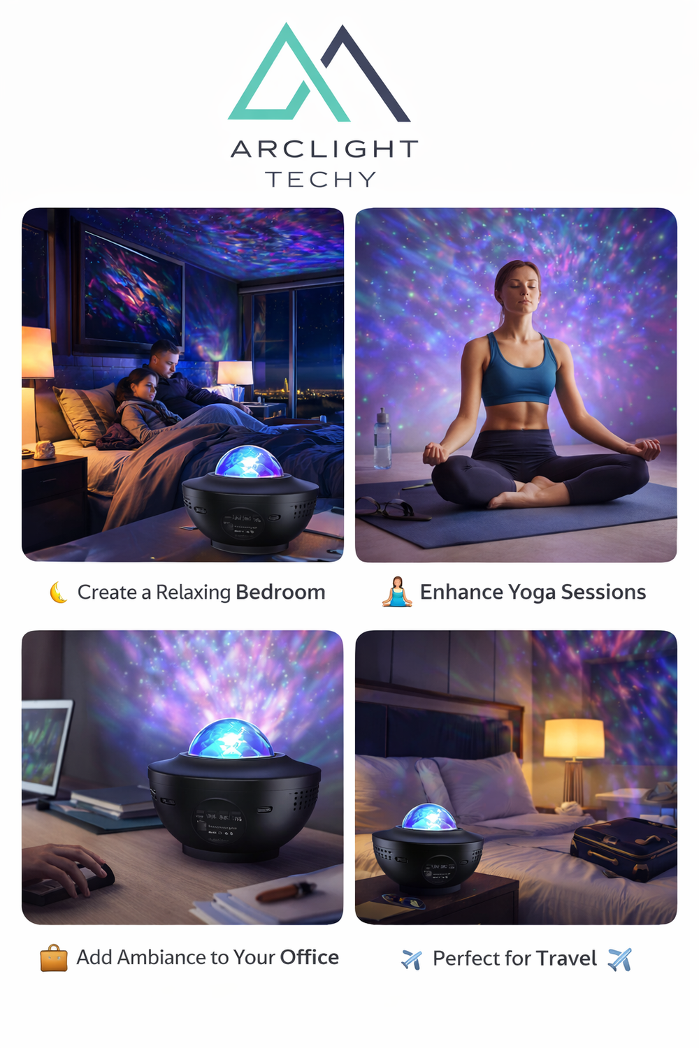 LED Starry Sky Projector Night LightGalaxy Ambient Light