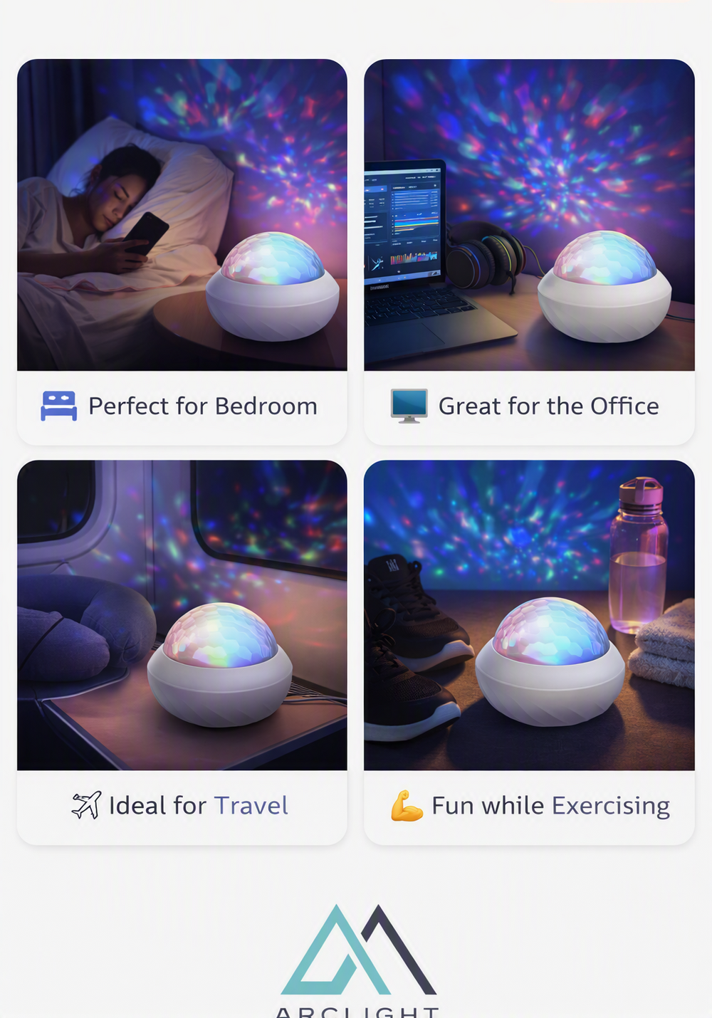 Northern Light Projector RGB Atmospherfor Home Party Decor
