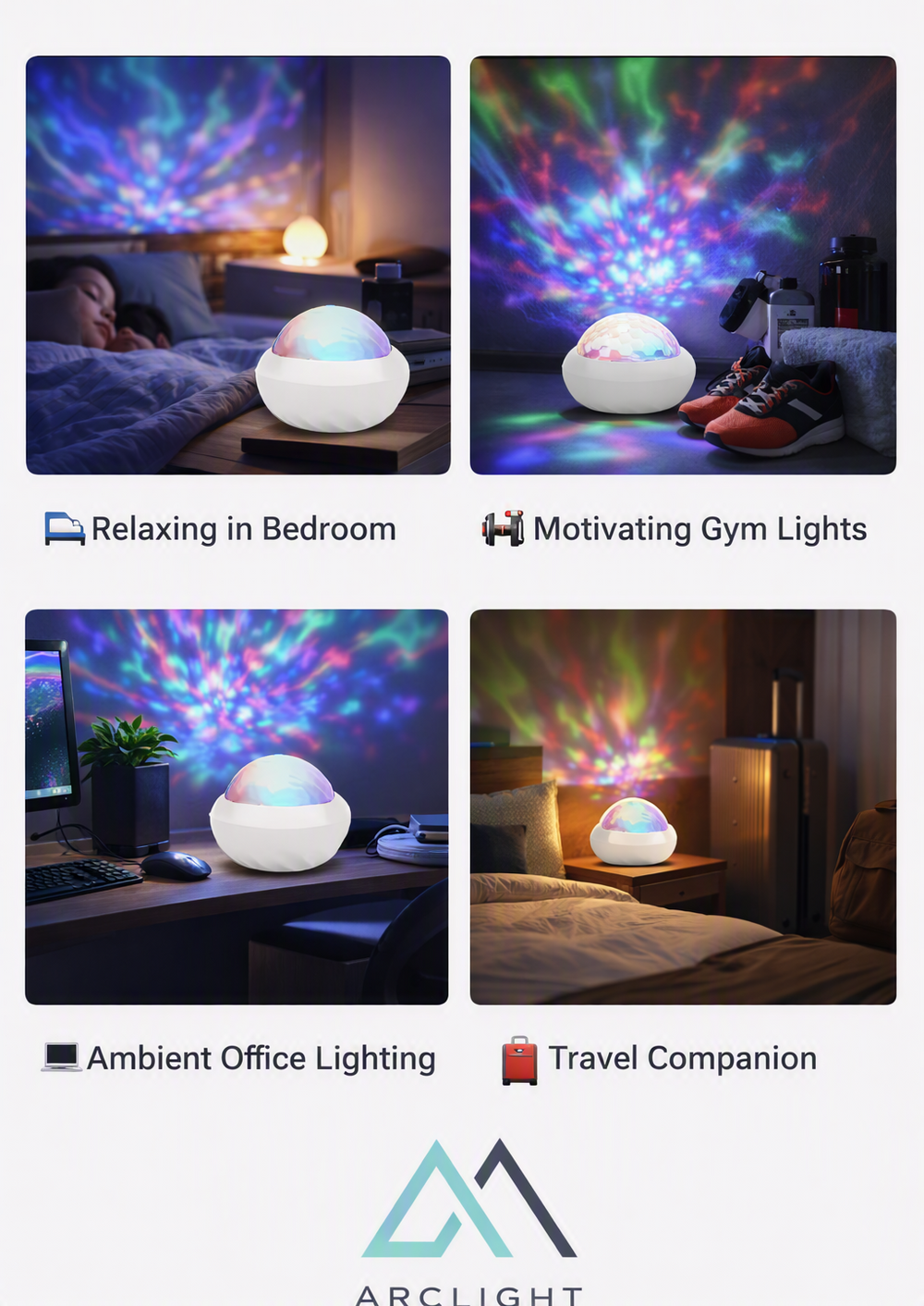 Northern Light Projector RGB Atmospherfor Home Party Decor
