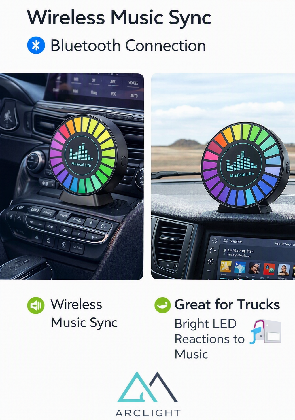 RGB Music Sync LED Rhythm Light – Sound Control Ambient Lamp