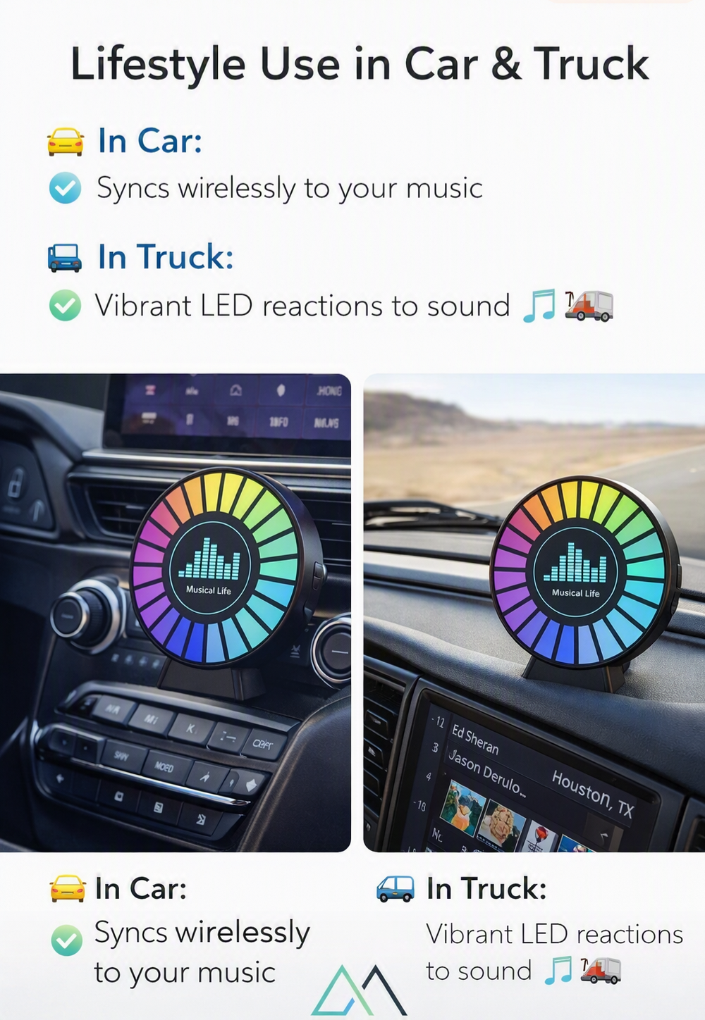 RGB Music Sync LED Rhythm Light – Sound Control Ambient Lamp