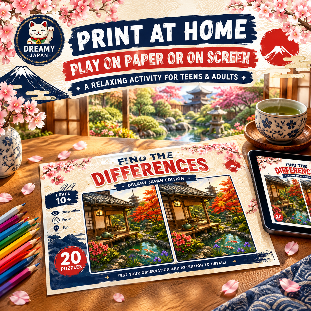 Find the Differences: Dreamy Japan Edition