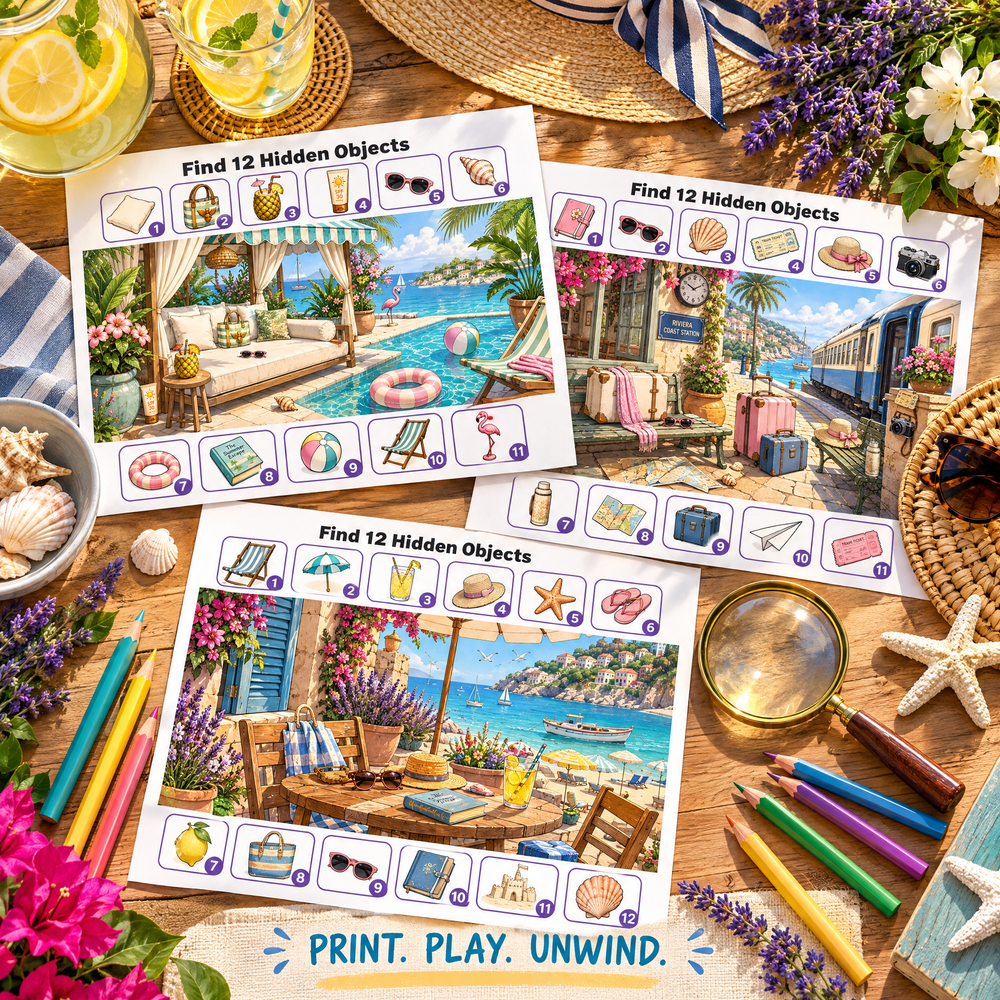 Dreamy Summer Escape – Hidden Objects Game for Kids