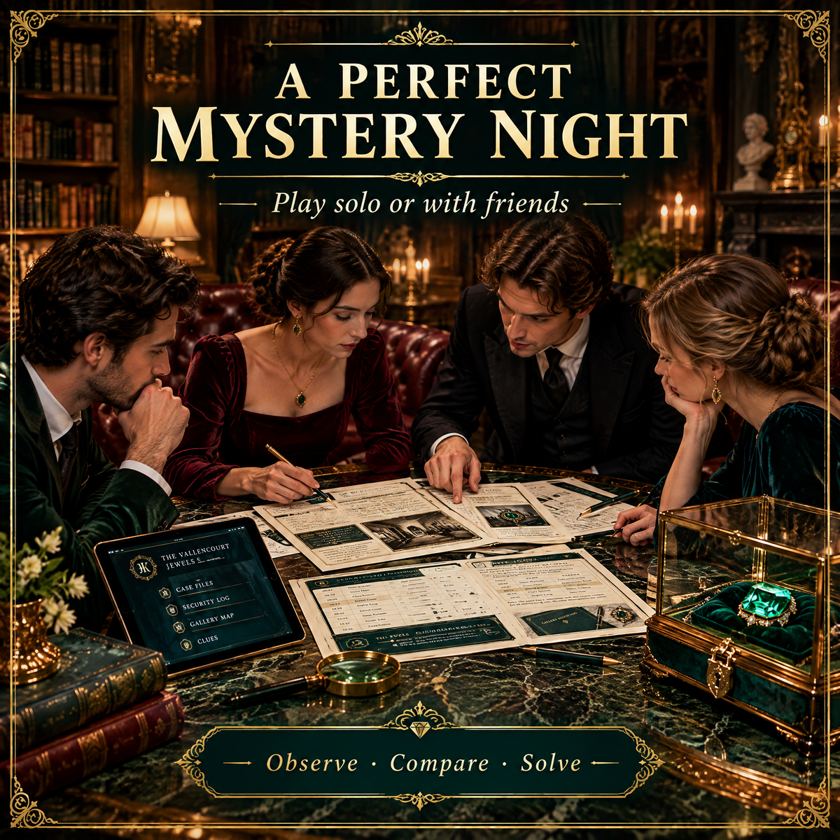 The Mystery of the Stolen Emerald – Interactive Detective Investigation
