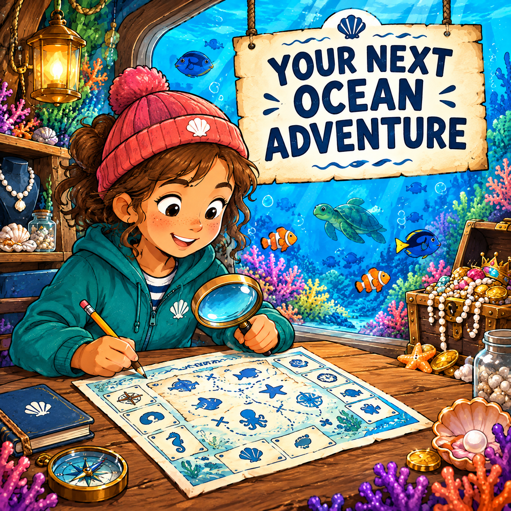 Who Stole the Pearl Necklace? – A Sea Mystery Hunt – Ocean Detective Game