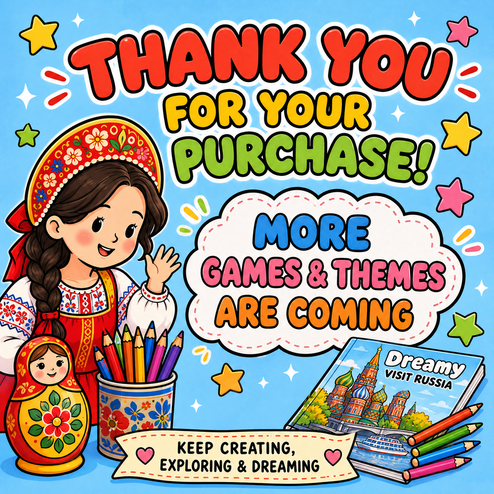 Dreamy – Visit Russia: Coloring Book