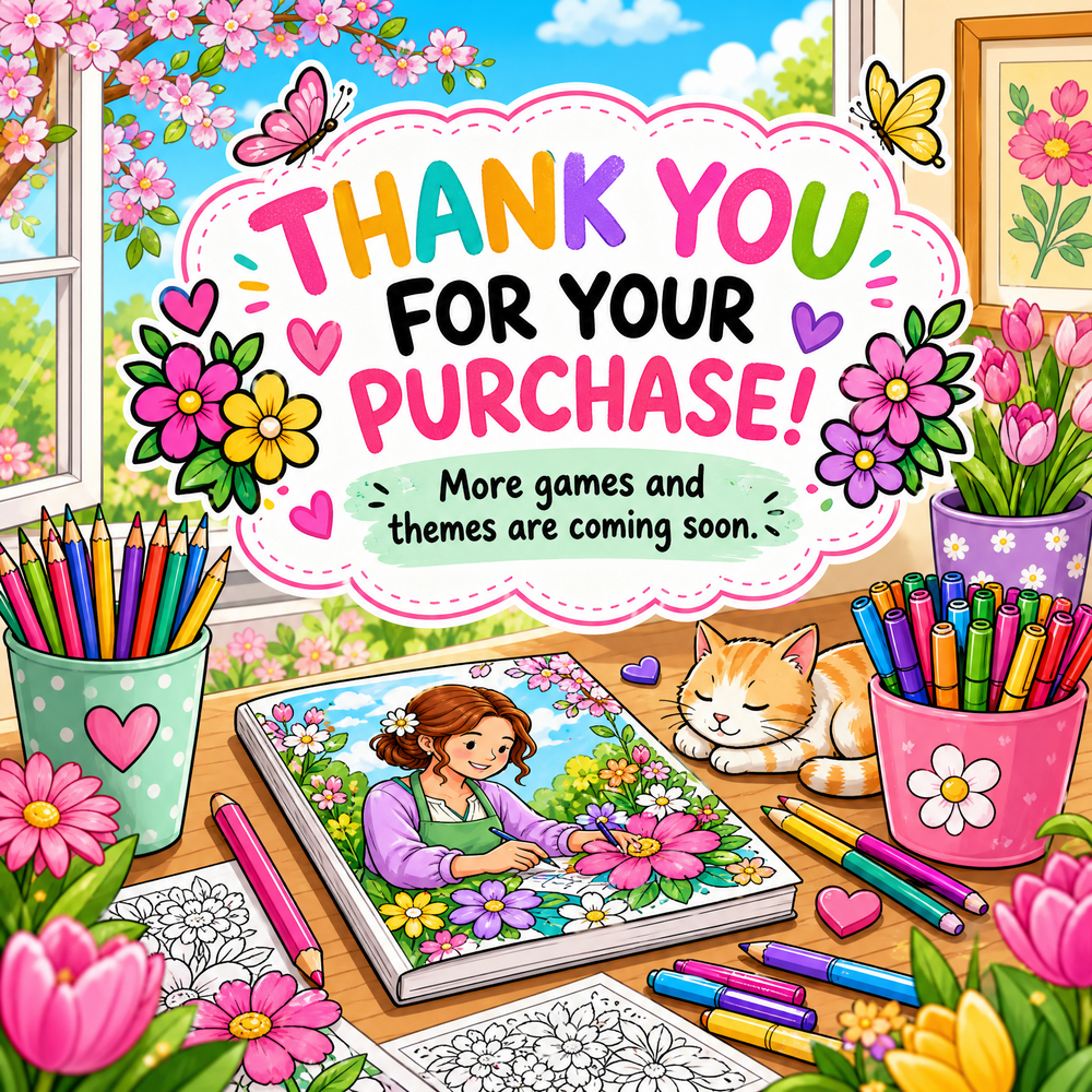 Dreamy Spring Coloring Book PDF