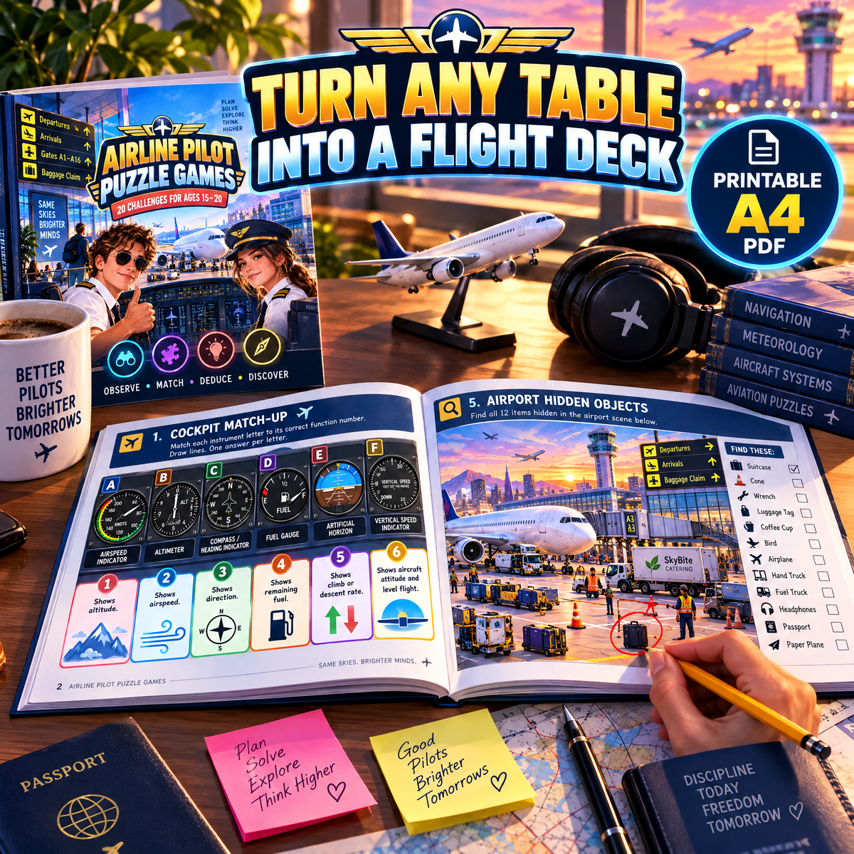 Airline Pilot - Plan, Solve, Explore, Think Higher